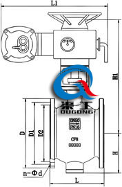 PQ947電動偏心半球閥 （配DZW執行器）