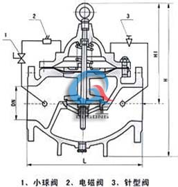 600X電動控制閥結構圖